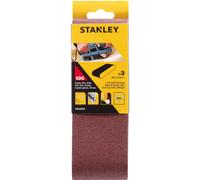 Stanley 65mm x 410mm Sanding Belts 65mm x 410mm 100g Pack of 3