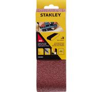 Stanley 65mm x 410mm Sanding Belts 65mm x 410mm 40g Pack of 3
