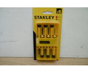 STANLEY 6PCE INSTRUMENT JEWELLERS SCREWDRIVER SET 0 66 052