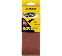 Stanley Sanding Belts 75 x 457 mm – 80 Grit – Pack of 3