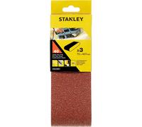 Stanley 75mm x 457mm Sanding Belts 75mm x 457mm 40g Pack of 3