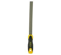 STANLEY 8" Flat Carbon Steel Blade Hand File Rasp Second Cut, 0-22-467