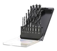 STA56006QZ Brad Point Wood Bit Set Silver