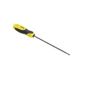 STANLEY 8" Round Carbon Steel Blade Hand File for Chain Saw Sharpening, 0-22-492