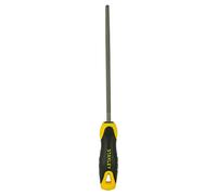 STANLEY 8" Round Carbon Steel Blade Hand File Rasp Second Cut, 0-22-475