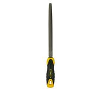STANLEY 8" Three-Square Carbon Steel Blade Hand File Second Cut, 0-22-462