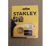 Stanley 0-42-130 Horizontal/Vertical Magnetic Pocket Level, Yellow