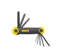 STANLEY 8pc Metric Folding Hex Key Set Allen Keys Pocket Size 2-69-264