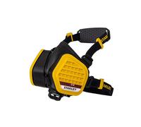 Stanley A1P3 Half Mask Respirator with Face-Fit Check, 99.97% Filtration, Activated Carbon Filters, Paint, Pesticide & Organic Gas Protection, Reusable Low-Resistance Breathing Mask - Small/Medium
