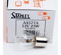 Stanley A4577A 12V 23W S25 BA15S Clear Auto Bulb Plain Box