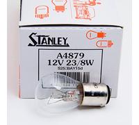 Stanley A4879 12V 23/8W S25 BAY15d Clear Auto Bulb Plain Box