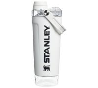 Stanley Activate Shaker Bottle 20 oz | Leakproof Insulated Stainless Steel Shaker Cup | Base Storage and Twist On Fast Flow Lid | Protein Shakes and Pre Workout Powder | BPA-Free | Chalk