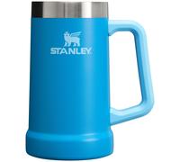 Stanley Adventure Big Grip Beer Stein 24 oz Mug Keeps Beer Cold for Hours Holds 2 Cans of Beer Insulated Stainless Steel