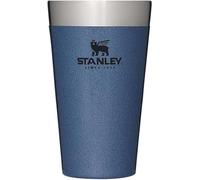 Stanley Adventure Stacking Beer Pint 0.47L - Travel Mug Keeps Drinks Cold For 4 Hours - Stainless Steel Thermal Cup - Stacks Infinitely - Double Wall Vacuum Insulation - Dishwasher Safe - Lake