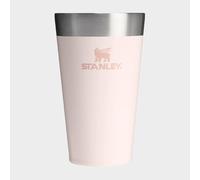 Stanley Adventure Stacking Beer Pint 0.47L - Travel Mug Keeps Drinks Cold for 4 Hours - Stainless Steel Thermal Cup - Stacks Infinitely - Double Wall Vacuum Insulation - Dishwasher Safe - Rose Quartz