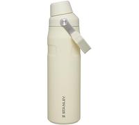 Stanley AeroLight™ IceFlow™ Bottle Fast Flow 24oz Cream Glimmer | Angled Spout Lid | Lightweight and Leakproof for Travel and Sports | Easy Carry Handle | Insulated Stainless Steel | BPA-Free
