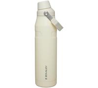 Stanley AeroLight™ IceFlow™ Bottle Fast Flow 36oz Cream Glimmer | Angled Spout Lid | Lightweight and Leakproof for Travel and Sports | Easy Carry Handle | Insulated Stainless Steel | BPA-Free