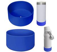 Stanley AeroLight Transit Bottle 16/20 oz 16oz Blue Silicone Boot | Bottom Protector Boot, Compatible with Stanley IceFlow Fast Flow Bottle, Tumblers, 2.72-2.9 inch Bottom, Set of 2