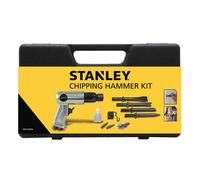 Stanley Air Compressors Pneumatic Hammer Kit - 4 Chisels, 170 l/min, 6 bar in Silver Stanley Silver