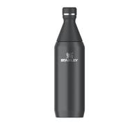 Stanley Womens Black All Day Slim Stainless-steel Bottle 600ml