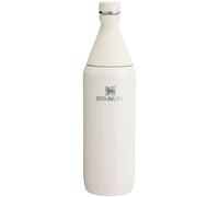 STANLEY All Day Slim Bottle, 34 oz, Cream | Removable Top for Adding Ice | Leakproof Water Bottle| Slim Design for Travel & Gym | Insulated Stainless Steel | BPA-Free