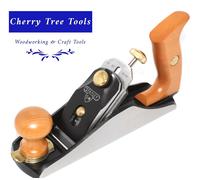 Stanley Bailey No 4 Sweetheart Plane with Cherry Wood Handles, Smoothing