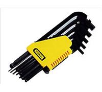 Stanley 12 Piece Ball End Hexagon Allen Key Set Imperial