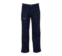 STANLEY Barham Men’s Relaxed Fit, Polycotton, Zip Pocket, Durable Utility Cargo Work Trousers, Navy, W32/L31