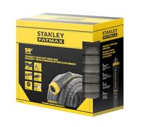 STANLEY BDS918504 Fatmax 50 ft. x 5/8 in. Fabric Hose with Swivel Coupling Watering, Gray, 50'