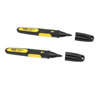Stanley Black Fine Tip Marker Pens Pack of 2