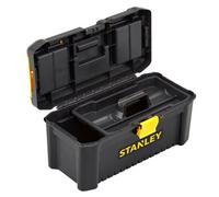 Stanley STST1-75517 Essential 16" Toolbox with Plastic Latches, Black/Yellow