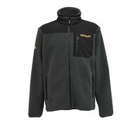 STANLEY Borden Men's Funnel Collar, Regular Fit, Borg Work Fleece, Grey, Large
