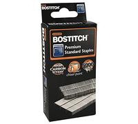 Stanley Bostitch Premium Standard Staples, 1/4" (6mm), High Carbon Steel, Chisel Point, 5,000 Per Box (SBS191/4CPR)
