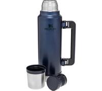 Stanley Bottle Flask Classic Vacuum Blue Large Heavy Duty Stainless Steel 1.4L