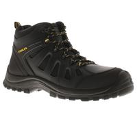 Stanley Brampton Men's Black Leather Safety Boots, Size: 12