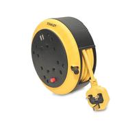 Stanley® Electrical SXECGK2OHJE Cable Reel 240V 13A 4-Socket + 2 Usb 5M