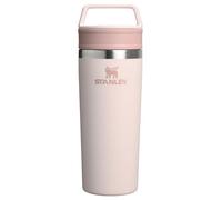 STANLEY Cafe To Go Travel Mug 16 oz | Leakproof Two-Part Drink Through Lid | Tumbler Cup for Coffee, Tea and Drinks | Insulated Stainless Steel Coffee Mug | BPA-Free | Rose Quartz