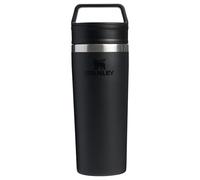 STANLEY Cafe To Go Travel Mug 16 oz | Leakproof Two-Part Drink Through Lid | Tumbler Cup for Coffee, Tea and Drinks | Insulated Stainless Steel Coffee Mug | BPA-Free | Black 2.0