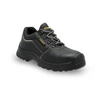 STANLEY Carolina Men's Steel Toe, S3, Leather Work Safety Shoe, Black, UK7 (EU41)