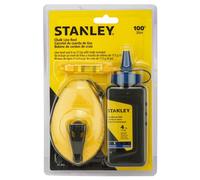 Stanley 0-47-443 Chalk Line 30m Blue Chalk & Level