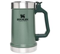STANLEY Classic Beer Stein with Bottle Opener, 24 oz Insulated Beer Party Mug and Tumbler, Hammertone Green