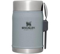 Stanley Classic Legendary Classic Food Jar + Spork 14oz Hammertone Silver