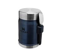 Stanley Classic Legendary Food Jar 0.4L With Spork - Keeps Cold For 7 Hours - BPA-Free Stainless Steel Soup Flask - Leakproof - Dishwasher Safe - Nightfall