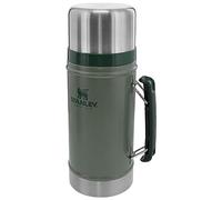 Stanley Classic Legendary Food Jar 0.94L - Hot for 20 Hours - BPA-Free - Stainless Steel Coffee Flask - Leakproof Lid Doubles As Cup - Dishwasher Safe - Thermal Lunch Box - Hammertone Green