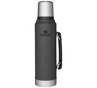 Stanley Classic Legendary Vacuum 1.0L Bottle: Charcoal: 1 LTR Size: 1