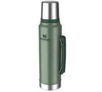 Stanley Classic Legendary Vacuum 1.0L Bottle: Hammertone Green: 1 LTR