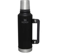 Stanley Classic Legendary Vacuum Bottle 2.0 qt | Wide Mouth with Leakproof Cup Lid | Keep Drinks Hot or Cold | Packable for Travel | Insulated Stainless Steel Thermal Bottle | BPA-Free | Black 2.0