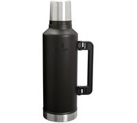 Stanley Classic Legendary Vacuum Bottle 2.5 qt | Wide Mouth with Leakproof Cup Lid | Keep Drinks Hot or Cold | Packable for Travel | Insulated Stainless Steel Thermos | BPA-Free | Black 2.0
