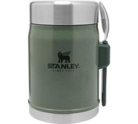 STANLEY Classic Legendary Food Jar + Spork 40cl Hammertone Green - Camping cooking gear - Green - size Unique