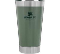 STANLEY Classic Stay Chill Vacuum Insulated Pint Glass Tumbler, 16oz Stainless Steel Beer Mug with Built-in Bottle Opener, Double Wall Rugged Metal Drinking Glass, Dishwasher Safe Insulated Cup